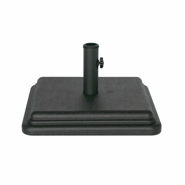 Us Weight Umbrella Base with Stem, 40 lbs, Black FUB41B